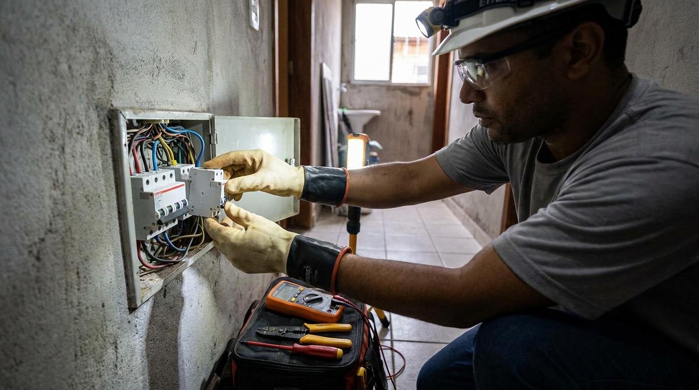 Instalacao de disjuntor profissional em Campo Grande‑MS