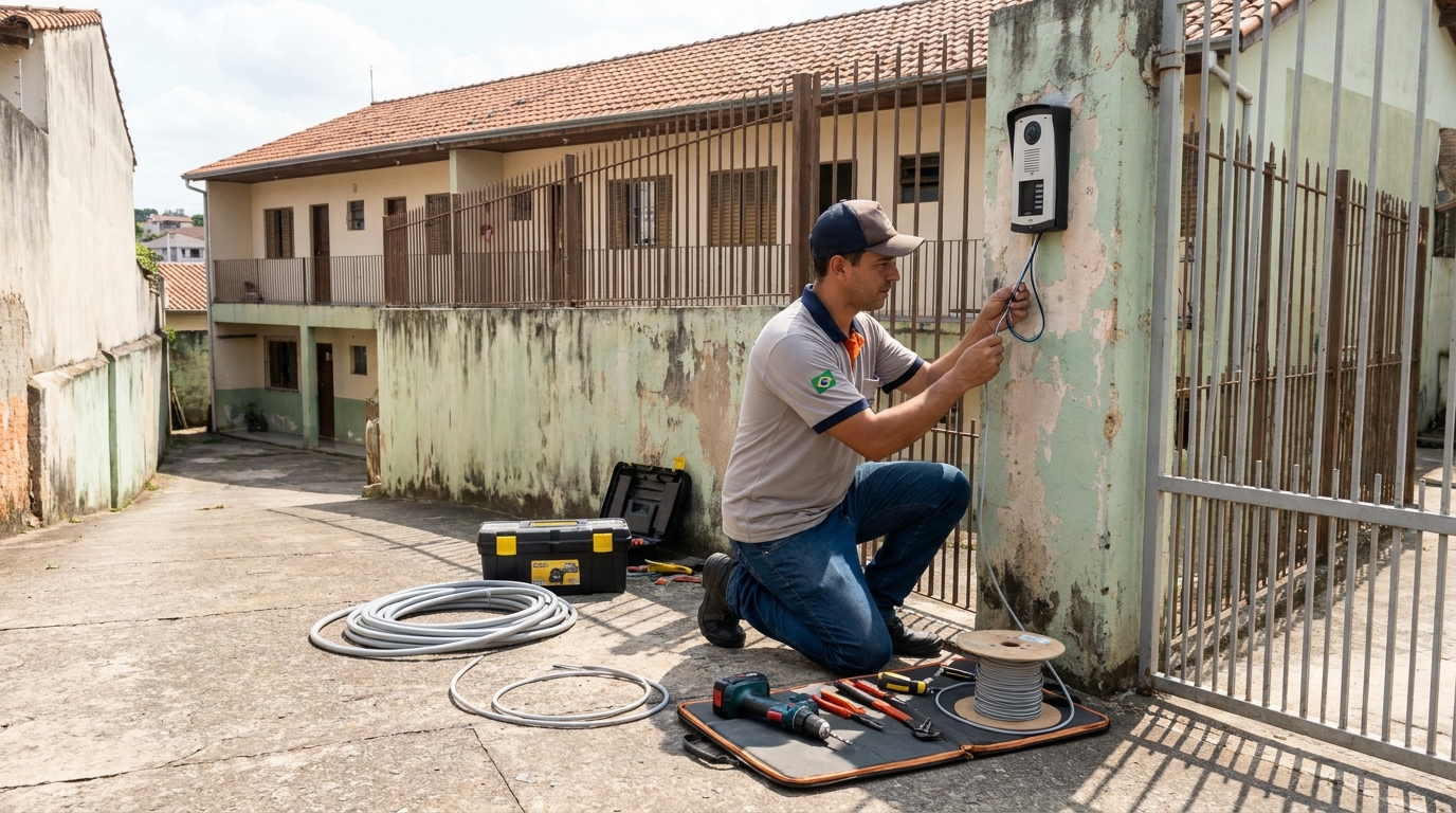 Instalacao de interfone residencial em Campo Grande‑MS
