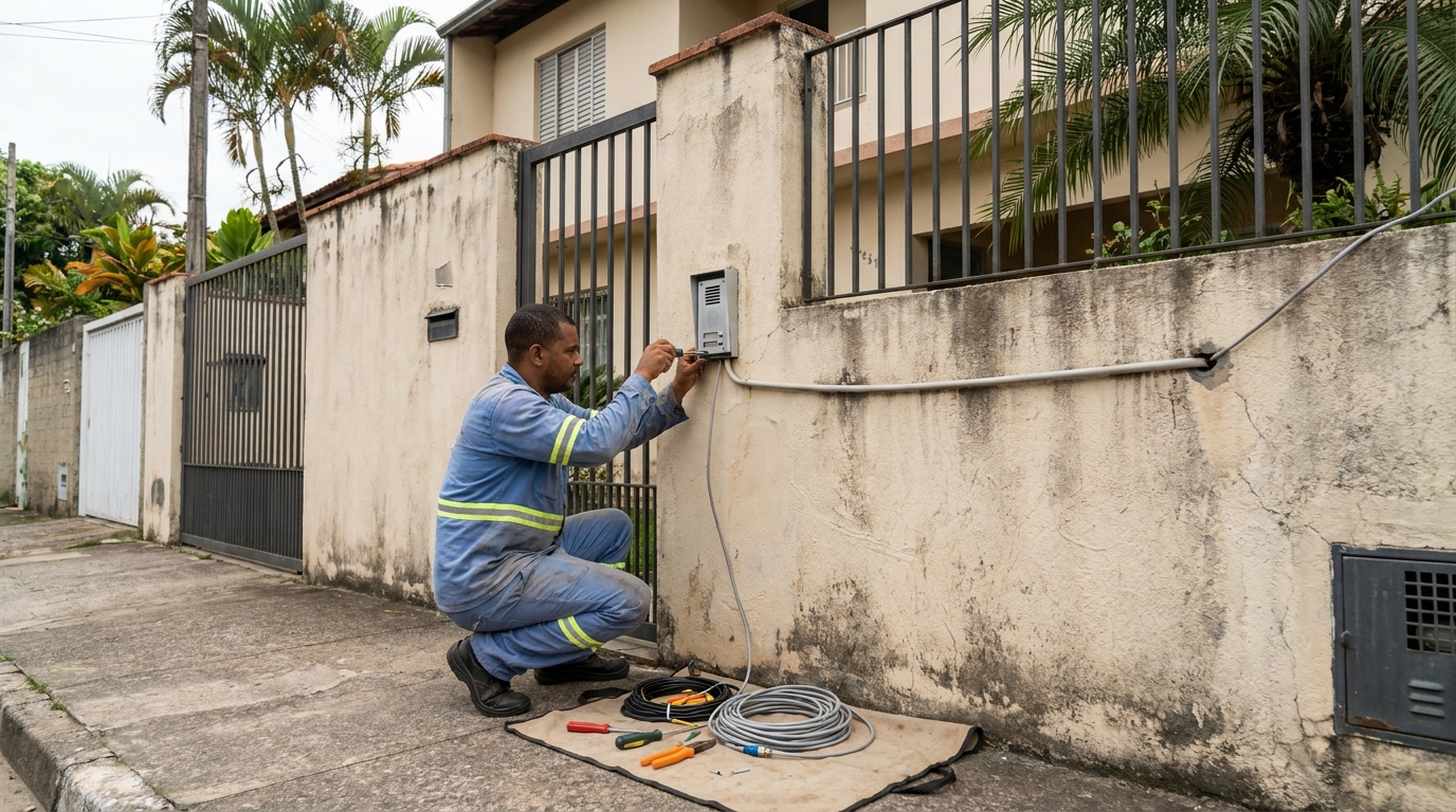Instalacao de video porteiro em Campo Grande‑MS